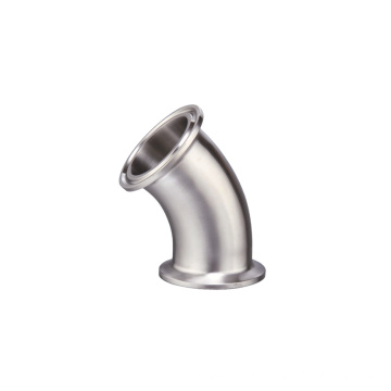 Sanitary Elbow 45 degree pipe fittings quick fitting  stainless steel 304/316 clamp/welded pipe